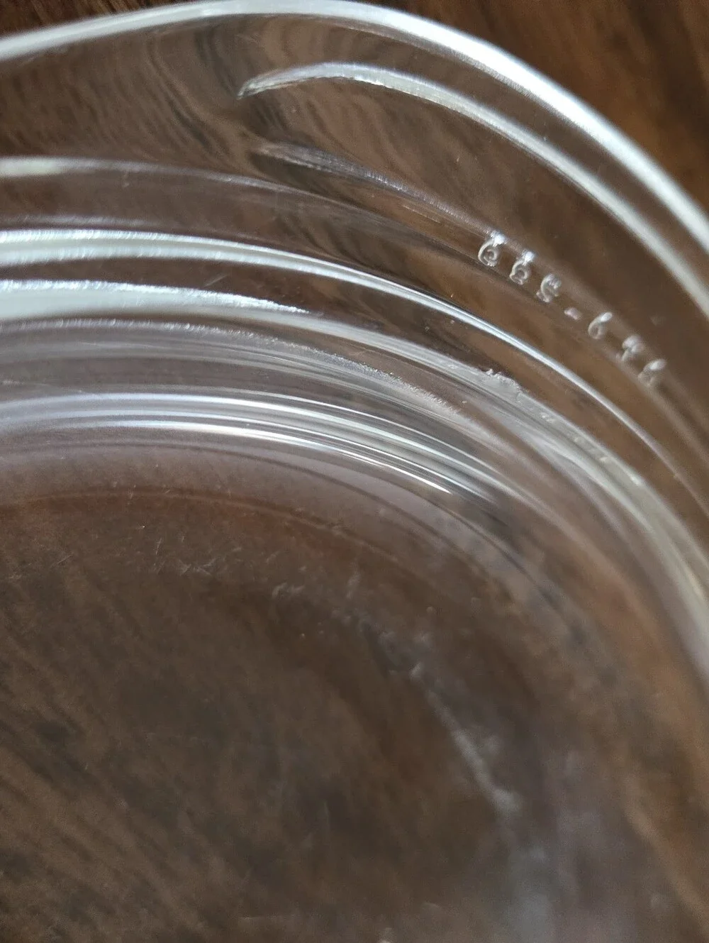 Vintage Pyrex 682-C Replacement Lid For 1 Quart- Clear Glass
